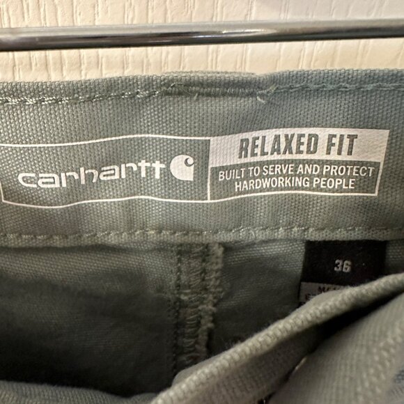 Carhartt | Lot of 2 Men's 36 Rugged Flex Relaxed Fit Canvas Work Shorts BS2514-M - Picture 3 of 16